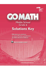 Solutions Key Grade 6