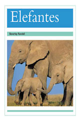 Leveled Reader 6pk turquesa (turquoise) Elefantes (Elephants)